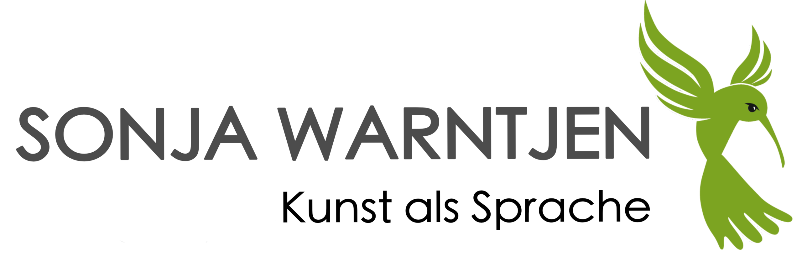 Kolibri Logo Kunst als Sprache